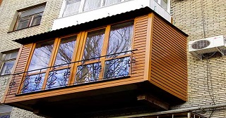 Внешняя отделка балкона Сосновоборск цена от 1052 руб. м/2.